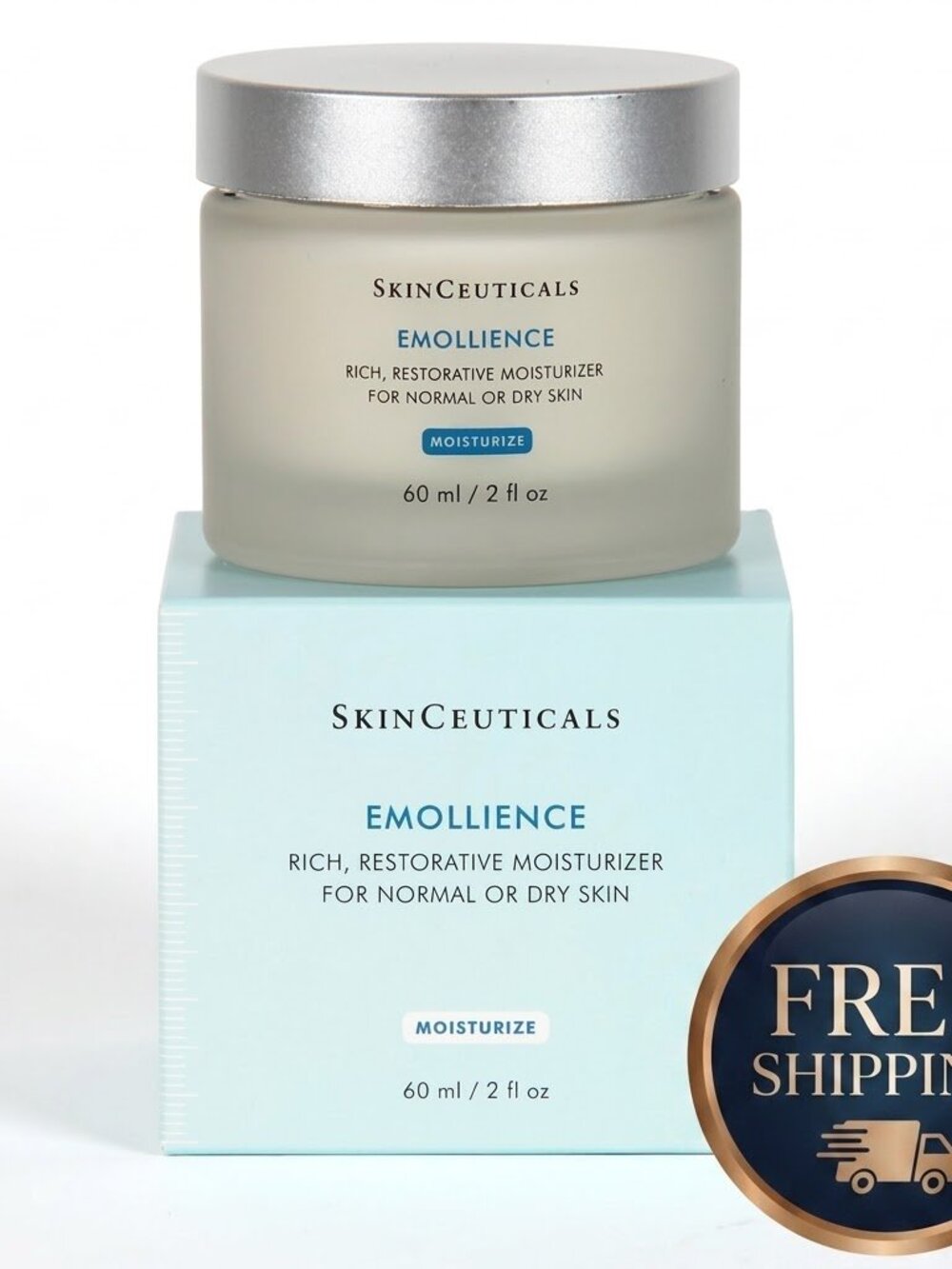 SkinCeuticals Emollience Moisturizer 60ml / 2 fl oz Free Shipping New box